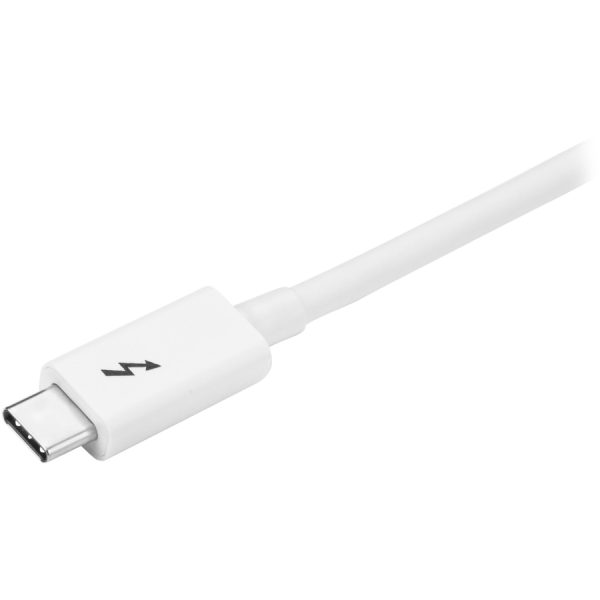 StarTech.com 6.6ft (2m) Thunderbolt 3 Cable, 20Gbps, 100W PD, 4K Video, Thunderbolt-Certified, Compatible w/ TB4/USB 3.2/DisplayPort - Image 2