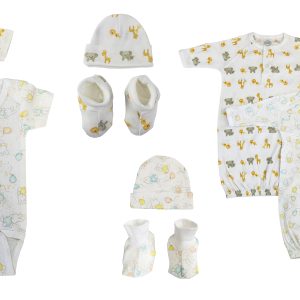 Unisex Newborn Baby 8 Pc  Sets Nc_0667
