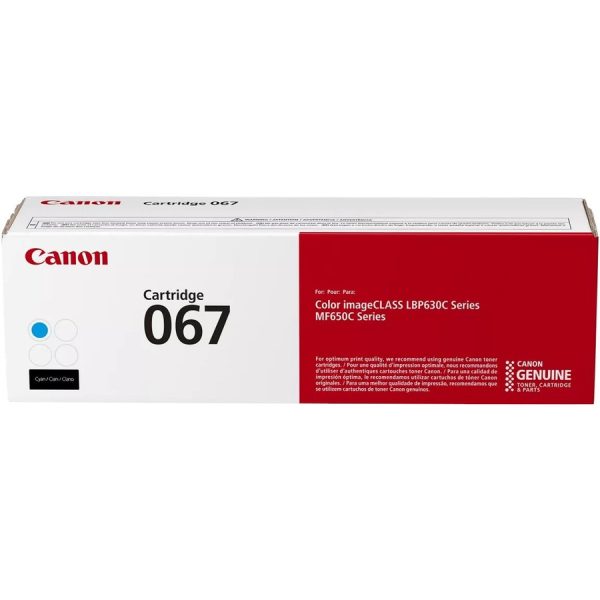 Canon 067 Original Standard Yield Laser Toner Cartridge - Cyan - 1 Each - Image 4
