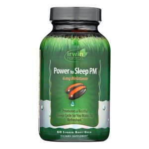 Irwin Naturals - Power To Sleep Pm 6mg Mel - EA of 1-60 SGEL