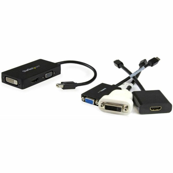 StarTech.com Mini DisplayPort Adapter - 3-in-1 - 1080p - Monitor Adapter - Mini DP to HDMI / VGA / DVI Adapter Hub - Image 3