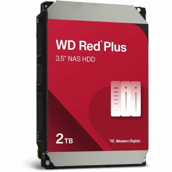 WD Red Plus WD20EFPX 2 TB Hard Drive - 3.5" Internal - SATA (SATA/600) - Image 3