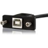 StarTech.com 3 ft Panel Mount USB Cable B to B - F/M - Image 2