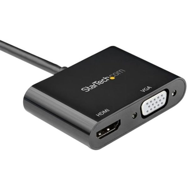 StarTech.com DisplayPort to HDMI VGA Adapter - DP 1.2 HBR2 to HDMI 2.0 4K 60Hz or VGA Monitor Converter - Digital Video Display Adapter - Image 2