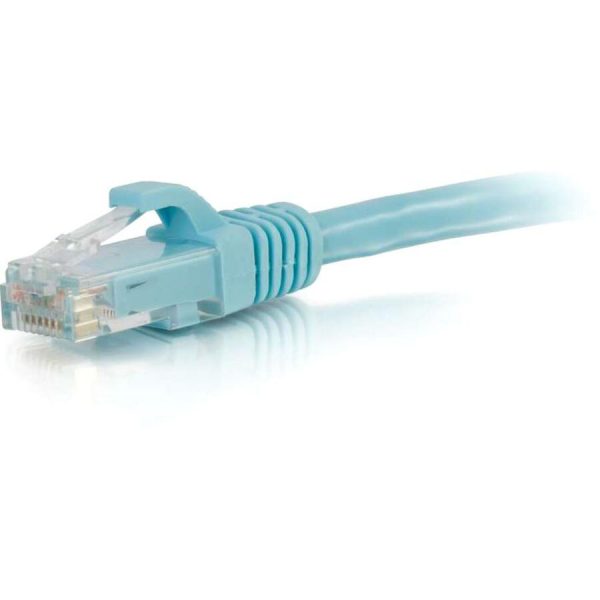 C2G 7ft Cat6a Snagless Unshielded (UTP) Network Patch Ethernet Cable-Aqua - Image 3