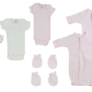 Preemie Girls Onezies, Gowns And Mittens Cs_0076