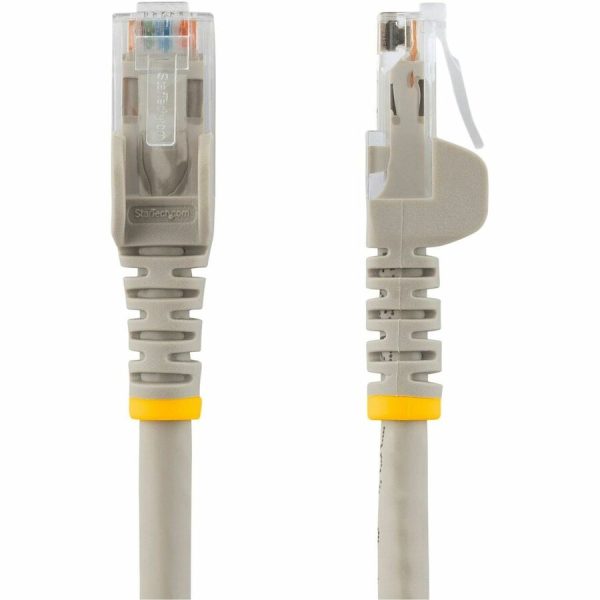 StarTech.com 15 ft. CAT6 Ethernet Cable - 10 Pack - ETL Verified - Gray CAT6 Patch Cord - Snagless RJ45 Connectors - 24 AWG - UTP - Image 3
