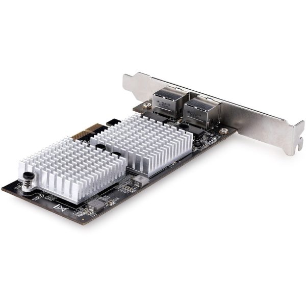 StarTech.com 2-Port 10Gbps PCIe Network Adapter Card, Network Card for PC/Server, PCIe Ethernet Card w/Jumbo Frame, NIC/LAN Interface Card - Image 2
