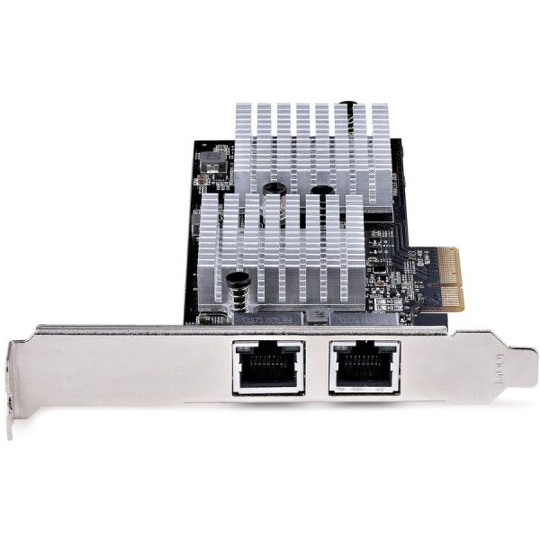 StarTech.com 2-Port 10Gbps PCIe Network Adapter Card, Network Card for PC/Server, PCIe Ethernet Card w/Jumbo Frame, NIC/LAN Interface Card - Image 3