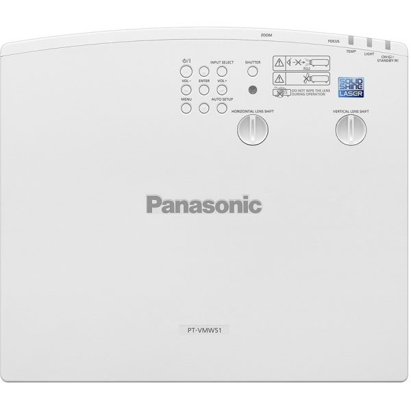 Panasonic PT-VMW51 LCD Projector - 16:10 - Ceiling Mountable, Floor Mountable - White - Image 4