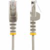 StarTech.com 5ft Gray Slim CAT6 Ethernet Cable, Slim Snagless RJ45, UTP, LSZH, 28AWG Bare Copper, Slim Network Patch Cord, Fluke Tested - Image 2