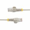 StarTech.com 5ft Gray Slim CAT6 Ethernet Cable, Slim Snagless RJ45, UTP, LSZH, 28AWG Bare Copper, Slim Network Patch Cord, Fluke Tested - Image 3