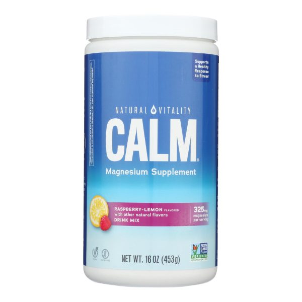 Natural Vitality Natural Calm Raspberry Lemon - 16 oz - Image 2