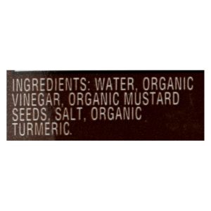 Koops' Organic Mustard: Spicy Brown Gluten Free - Case of 12 - 12 oz