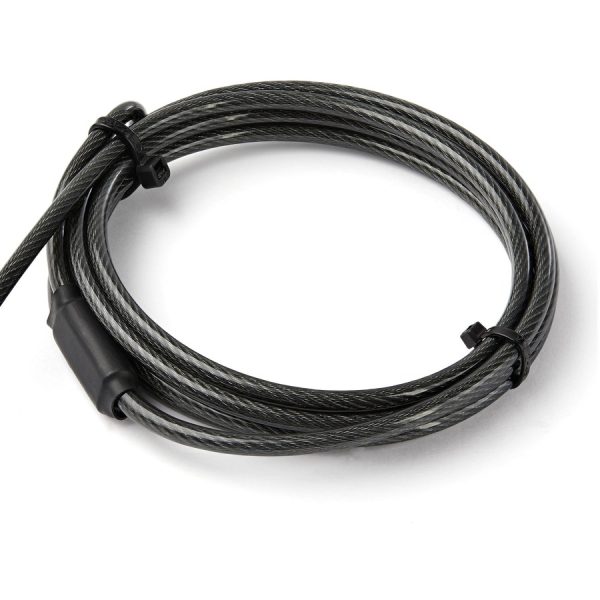StarTech.com 6.5' (2m) 3-in-1 Universal Laptop Cable Lock - Keyed Security Lock for K-Slot, Nano & Wedge Slot Desktop/Laptop - Anti-Theft - Image 4