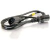 C2G 2ft 16 AWG 250 Volt Computer Power Extension Cord (IEC320C14 to IEC320C13) - Image 2