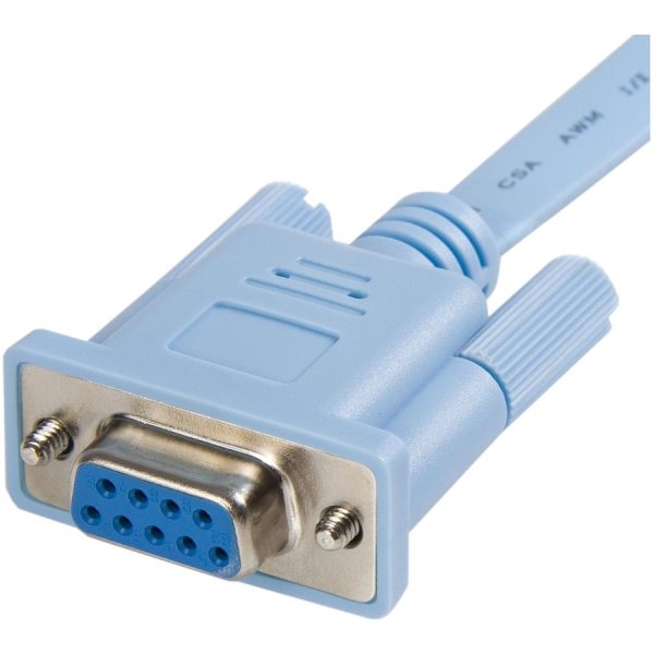 StarTech.com Cisco console router cable - RJ45 (m) - DB9 (f) - 6 ft - Image 2