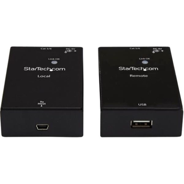 StarTech.com USB 2.0 Extender Kit over Cat5e/Cat6 Cable (RJ45) - Up to 165ft (50m) - USB Port over Ethernet Cable - Powered - 480Mbps - Image 4