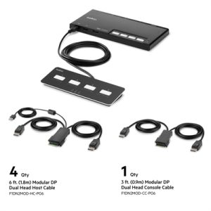MODULAR 4 PORT 2 HEAD DP