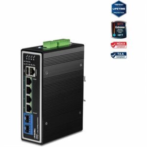 6 Port Ind Gig PoE Switch