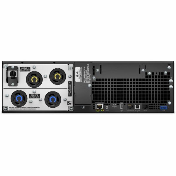 APC Smart-UPS On-Line, 5.4kVA, Rackmount 3U, 208V, 2x L6-20R+2x L6-30R NEMA outlets, Network Card+SmartSlot, Extended runtime, W/ rail kit - Image 8