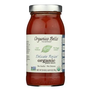 Organico Bello - Sauce Delicate Rcpe - Case of 6-25 OZ