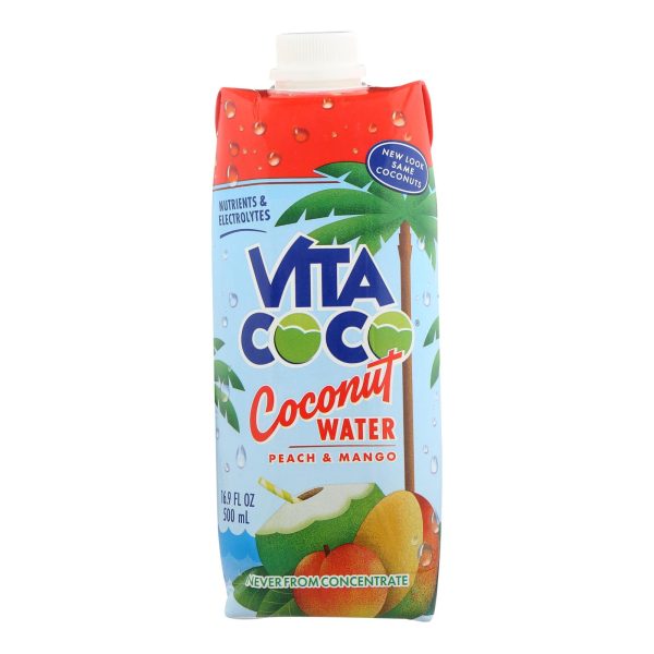 Vita Coco Coconut Water - Peach and Mango - Case of 12 - 500 ml - Image 2