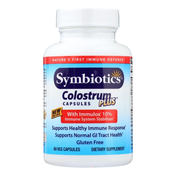 Symbiotics Colostrum Plus - 60 Capsules - Image 2