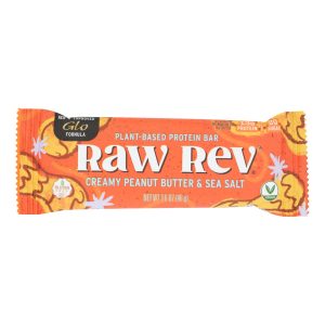 Raw Revolution Glo Bar - Creamy Peanut Butter and Sea Salt - 1.6 oz - Case of 12