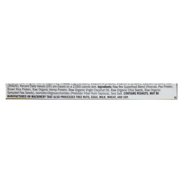 Raw Revolution Glo Bar - Creamy Peanut Butter and Sea Salt - 1.6 oz - Case of 12 - Image 3
