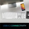 Adesso EasyTouch 730UW USB-C Multi OS Scissor Switch Keyboard With CoPilot AI Hotkey And USB-C, USB-A, 3.5mm Aux Ports - Image 7