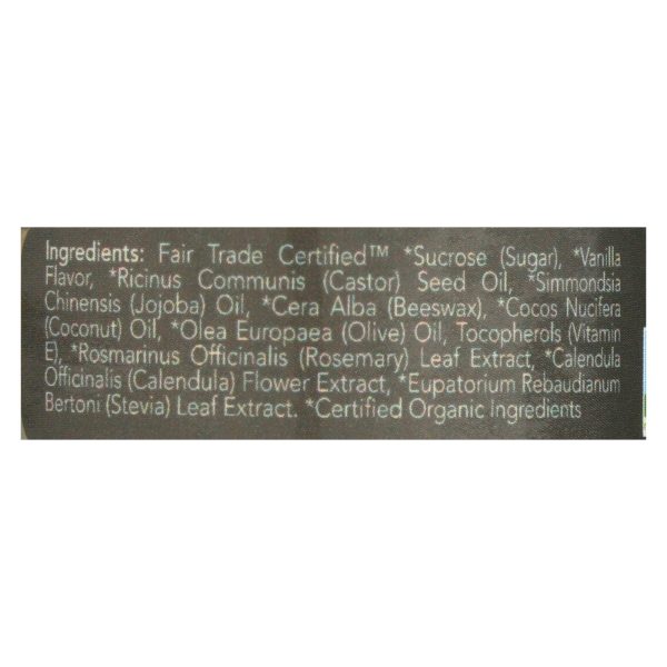 Ecolips Organic Lip Scrub - Vanilla Bean - Case of 6 - 0.5 oz. - Image 2