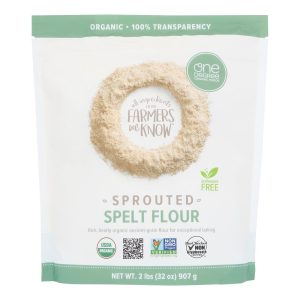 One Degree Organic Foods Sprouted Spelt Flour - Organic - Case of 6 - 32 oz.