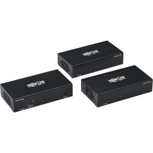 Eaton Tripp Lite Series 2-Port DisplayPort to HDMI over Cat6 Splitter/Extender Kit, Transmitter/Dual Receivers, 4K 60 Hz, PoC, 125 ft., TAA