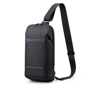 Kingsons Small Crossbody Bag Sling Bag for Men Women Waterproof Chest Pack with Anti Theft Pocket Casual Daily Daypack Shoulder Bag for Running Travel Cycling
