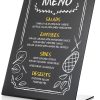 Small Tabletop Chalkboard Sign 6x8 inch   Mini Tabletop Chalkboard Sign   Small Blackboard with Stand   Chalkboard Stand Table   Black Table Menu Stand   Table Top Chalk Board   Table Top Chalk Easel - Image 4