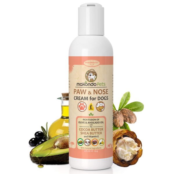 Natural Dog Paw Balm | Non Waxy Formula Dog Nose Balm & Snout Soother for Dogs. Our Paw Cream for Dogs is a Must in Dog Bathing Supplies | Ideal Dog & Cat Paw Balm to use After a paw Cleaner for Dogs