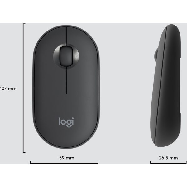 Logitech MK470 Slim Wireless Keyboard and Mouse Combo - Modern Compact Layout, Ultra Quiet - Off White - Image 8