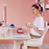 Logitech Desk Mat - Studio Series, Multifunctional Large Desk Pad, Anti-slip Base, Spill-resistant Durable Design, Darker Rose - Image 4