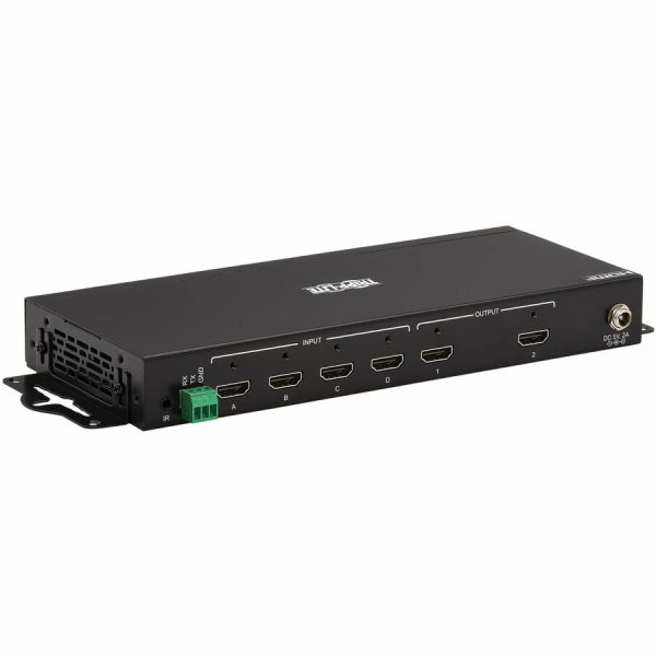 Eaton Tripp Lite Series 4x2 HDMI Matrix Switch/Splitter with Remote Control and Multi-Resolution Support, 4K 60 Hz, HDR, 4:4:4, TAA - Image 3