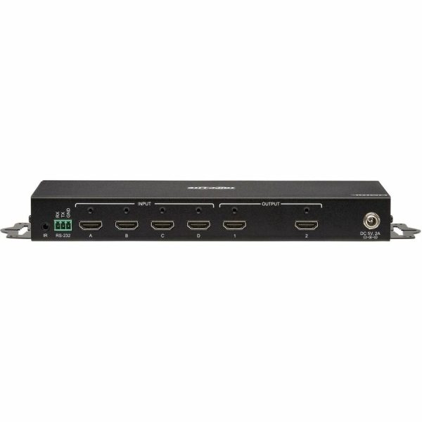 Eaton Tripp Lite Series 4x2 HDMI Matrix Switch/Splitter with Remote Control and Multi-Resolution Support, 4K 60 Hz, HDR, 4:4:4, TAA - Image 10