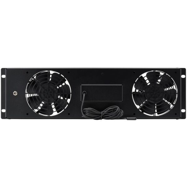 Eaton Tripp Lite Series 3U Digital Temperature Sensor with 2 12VDC High-Performance Fans, Blanking Panel, LCD - Image 2