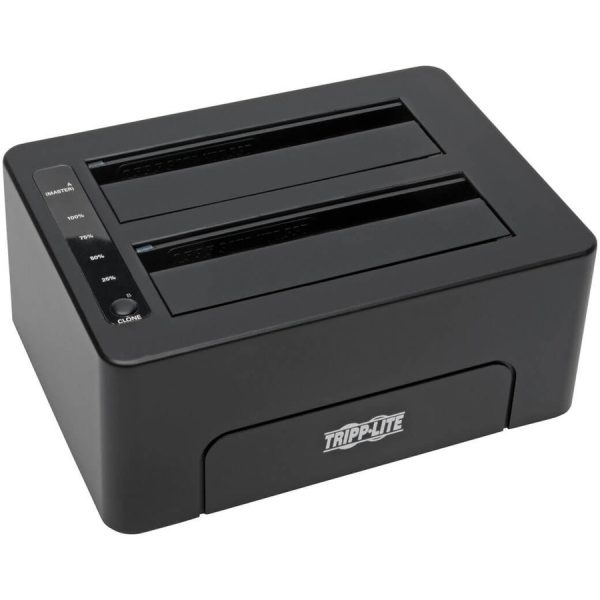 Eaton Tripp Lite Series USB 3.0 SuperSpeed to Dual SATA External Hard Drive Docking Station with Cloning for 2.5 in./3.5 in. HDD - Image 3