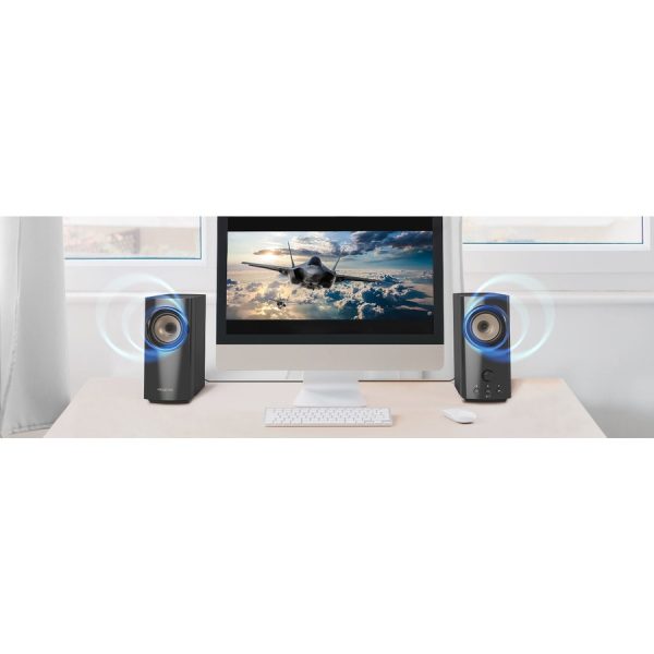 Creative T60 2.0 Bluetooth Speaker System - 30 W RMS - Black - Image 7