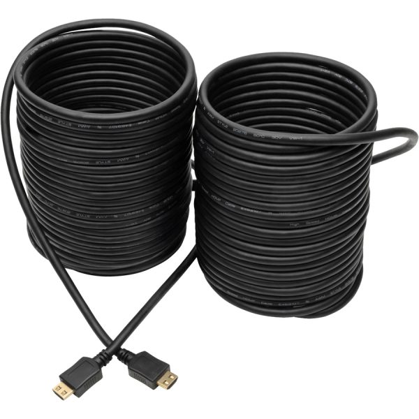 Eaton Tripp Lite Series High-Speed HDMI Cable, Gripping Connectors (M/M), Black, 50 ft. (15.24 m) - Image 2