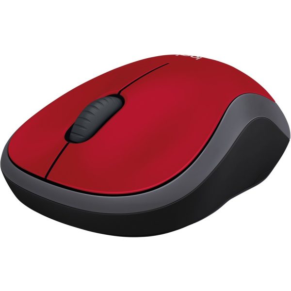 Logitech M185 Wireless Mouse, 2.4GHz with USB Mini Receiver, 12-Month Battery Life, 1000 DPI Optical Tracking, Ambidextrous, Compatible with PC, Mac, Laptop (Red) - Image 5