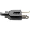 Eaton Tripp Lite Series Computer Power Cord, NEMA 5-15P to Right-Angle C13 - 10A, 125V, 18 AWG, 10 ft. (3.05 m), Black - Image 2