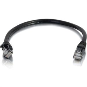 2FT CAT6A BOOTED UTP BLK