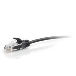 7FTCAT6 UTP SNGLES SLIM BLK