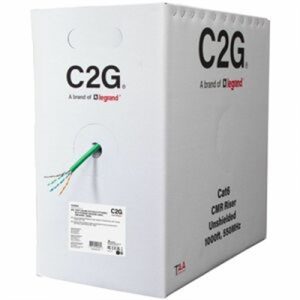 1000FT CAT6 SOLID UTP CMR GREE